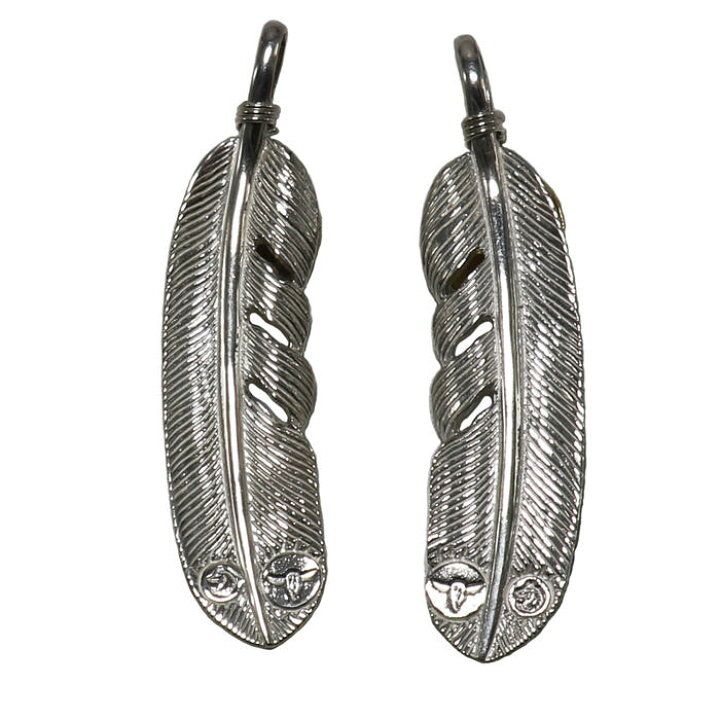 楽天市場】ハートK18フェザー金縄ターコイズGPロングホーン Lサイズ  