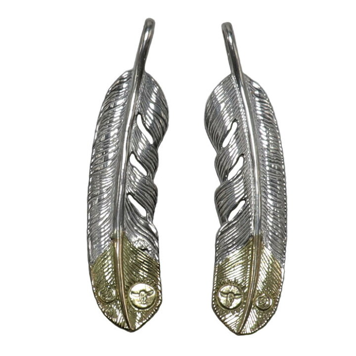 楽天市場】SVフェザー剣先 k18 左向き Lサイズ tady&king フェザー  