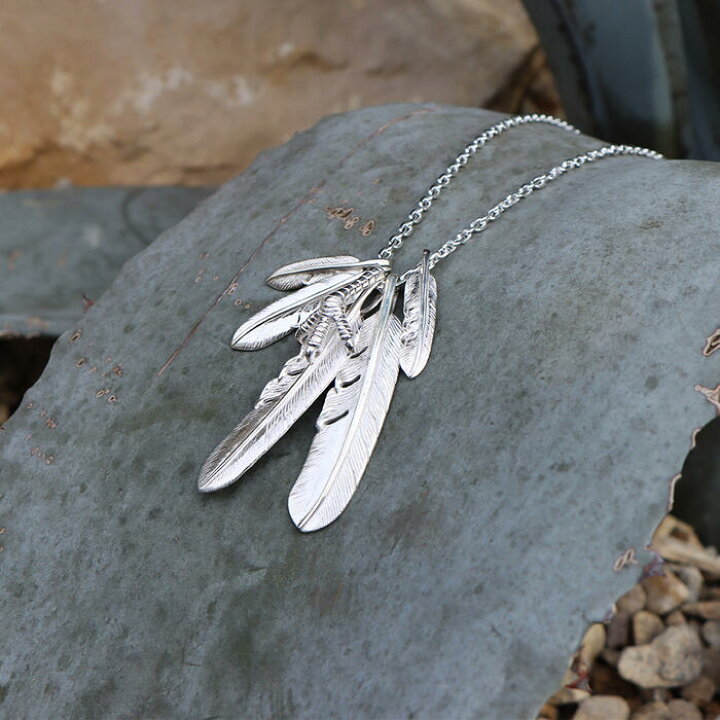 楽天市場】オリジナルカスタム112 tady&king フェザー ネックレス  