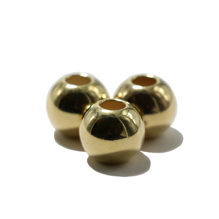 楽天市場】中空ビーズSV 8mm GDコーティング 1個売り tady&king タディ 