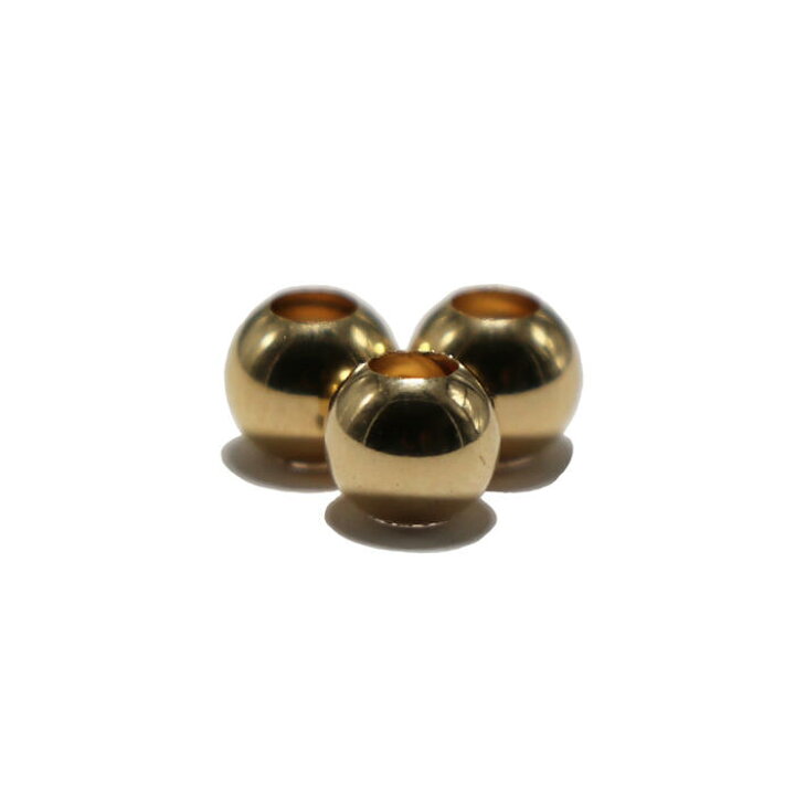 楽天市場】K18中空ビーズ 5mm 1個売り tady&king タディアンドキング 