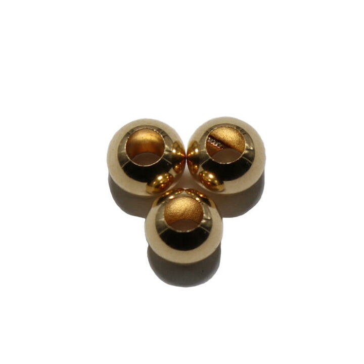 楽天市場】K18中空ビーズ 5mm 1個売り tady&king タディアンドキング  