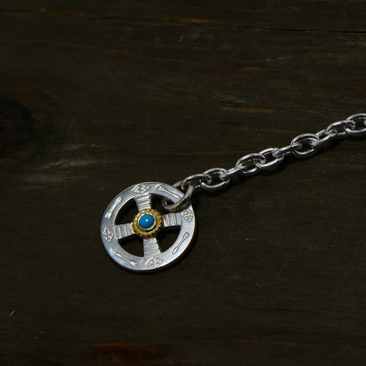 楽天市場】イーグル フック＆ネイティブホイール金縄ターコイズ付き  