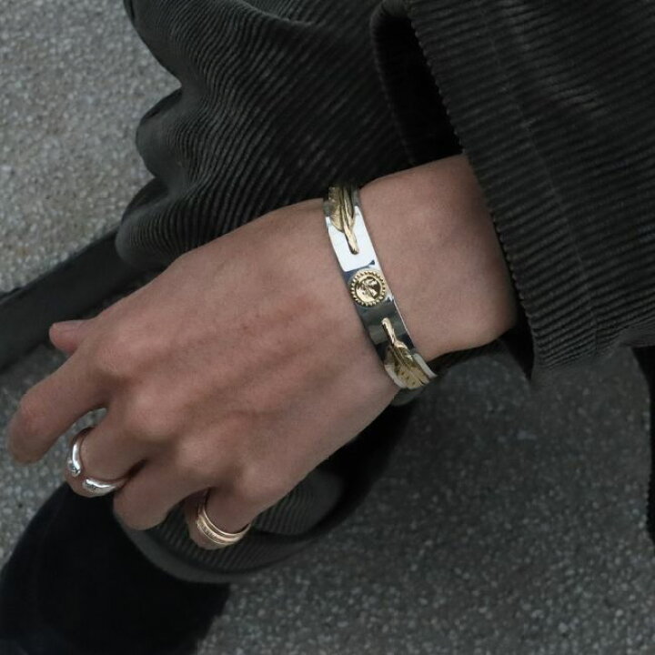 楽天市場】TADY＆KING［ORDER ITEM］平打ちバングルK18イーグル&ダブル 
