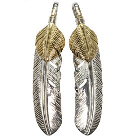 特大ハートK18フェザー tady&king フェザー ネックレス メンズ アクセサリー シルバー925 ペンダントトップ ネックレス 羽根 TOP ブランド シルバーアクセサリーレジスト原宿