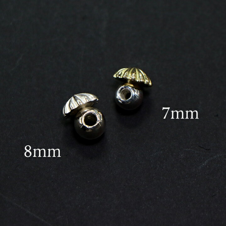 楽天市場】TADY&KING［ORDER ITEM］無垢ビーズK18 8mm×アポロビーズK18 