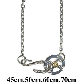 TADY&KINGネイティブフック＆レギュラーホイールK18ロングホーンメタル付きチェーン45cm～70cm 細角or細丸