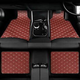 車 フロアマット に適用 フィアット/アバルト 500/500C/500E カーマット 防水防汚 レザー 耐磨耗? 滑り止め 全天候型 保護パーツ 簡単取