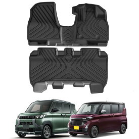 ニッサン 新型 ルークス 40系 ミツビシ 新型デリカミニ 30系 フロアマット TPE素材 純正交換 delica mini R5.5～現行 Roox R2.3~現行 車
