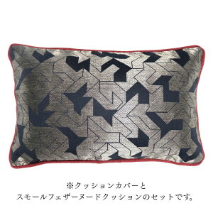 CUSHION0006 ORIGAMI/IK~ NbV NbVJo[ 25×40cm  At@ubN tX mg[ 􉽊w͗l X^CbV 