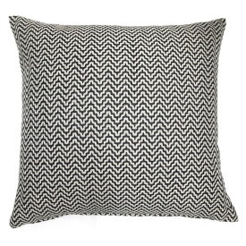 CUSHION0014 JAGGY/ジャギー クッション クッションカバー 45×45cm 輸入ファブリック アメリカ 幾何学柄 ギザギザ グレージュ グレー ナチュラル スタイリッシュ 上質 高級 Resource Decor リソースデコール