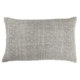 CUSHION0016 CORSICA/コルシカ クッション クッションカバー 25×40cm 小さめ 輸入ファブリック アメリカ イギリス グレー グレージュ ヘリンボーン ナチュラル おしゃれ 上質 高級 Resource Decor リソースデコール