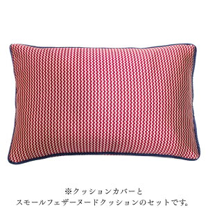 CUSHION0020 BASS MINI/�o�X �~�j �N�b�V���� �N�b�V�����J�o�[ 25×40cm ������ �A���t�@�u���b�N �A�����J �� ���b�h �X�g���C�v ���� �p�C�s���O ������� �㎿ ���� Resource Decor ���\�[�X�f�R�[��