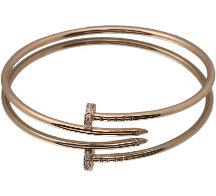 楽天市場】美品 カルティエ Cartier ジュストアンクル SM ダイヤ 
