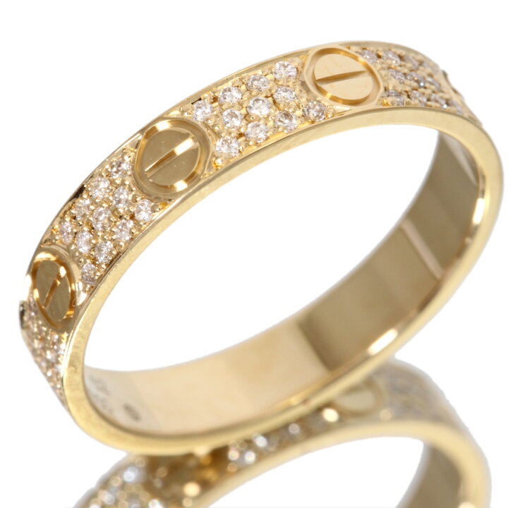 楽天市場】美品 カルティエ Cartier ミニラブリング 3列 アフター  