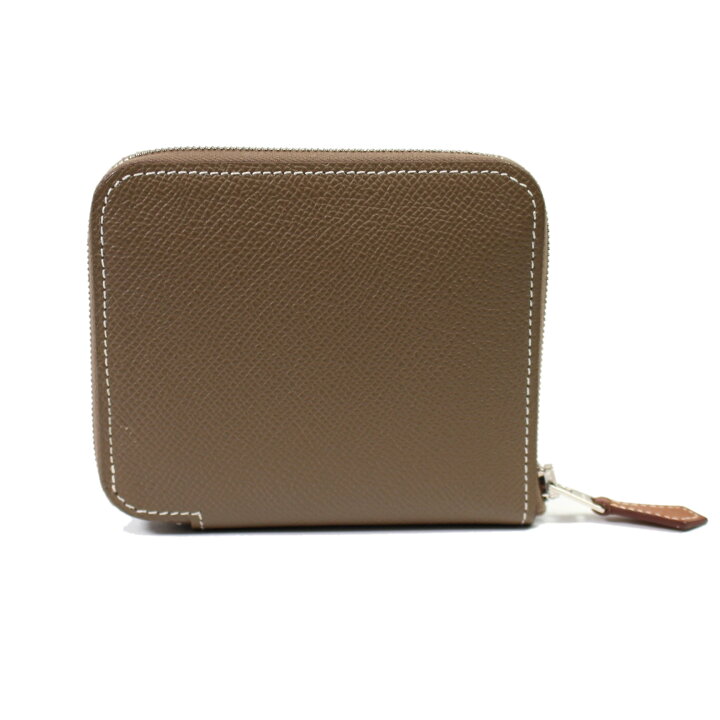 超美品♡エルメス シルクイン コインケース ヴォーエプソン Z刻印 正規 