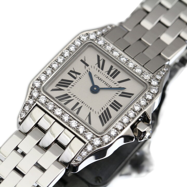 楽天市場】美品 カルティエ Cartier 時計 サントスドゥモワゼル SM  