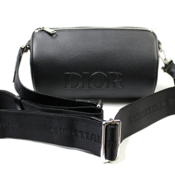 楽天市場】美品 Diorディオール ROLLER ローラーバッグ 筒形 黒  