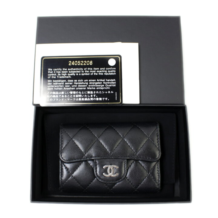 楽天市場】シャネル CHANEL マトラッセ ラムスキン キーケース 