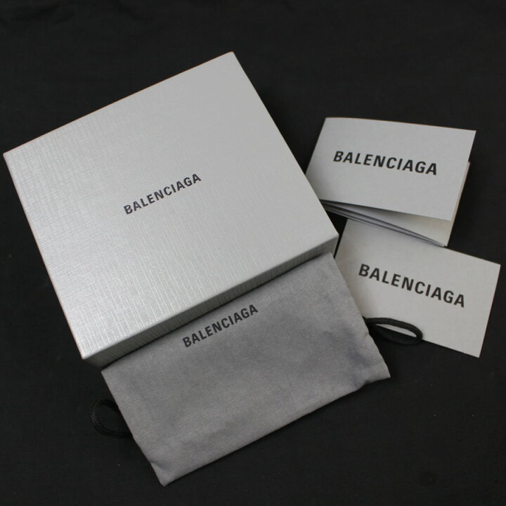 楽天市場】BALENCIAGA バレンシアガ ペーパーミニ クロコ 型押し 