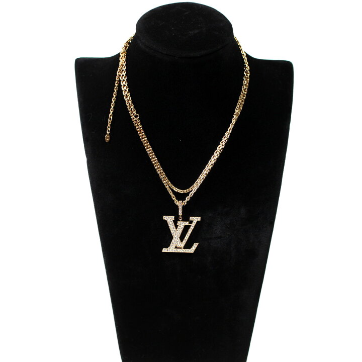 楽天市場】美品 ルイヴィトン パンダンティフ LV ネックレス XL 