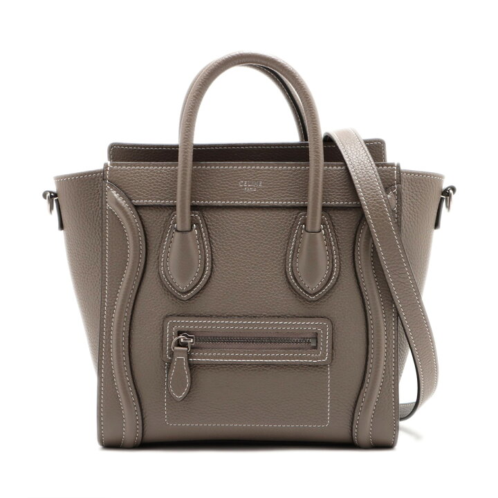 楽天市場】美品 セリーヌ CELINE ラゲージ ナノショッパー ショルダー 