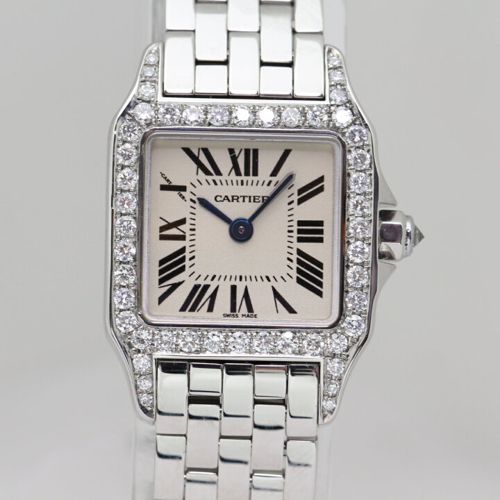 楽天市場】美品 カルティエ Cartier サントスドゥモワゼル SM アフター  