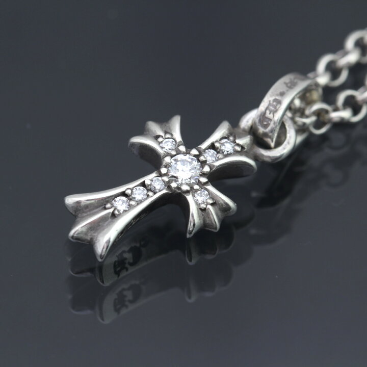 楽天市場】クロムハーツ ChromeHearts ベビーファット ダイヤ クロス  