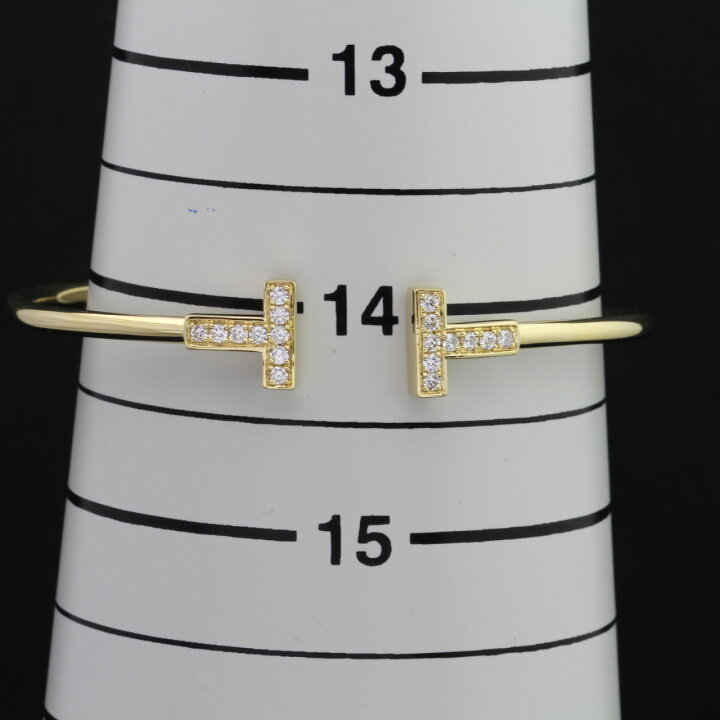 楽天市場】美品 ティファニー TIFFANY&Co. T ワイヤー ブレスレット 