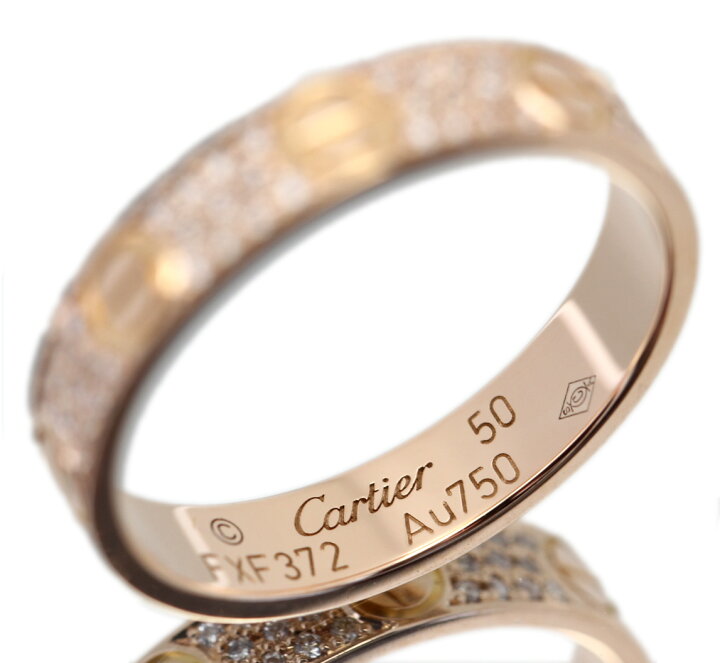 楽天市場】美品 カルティエ Cartier ミニラブリング 3列 アフター 