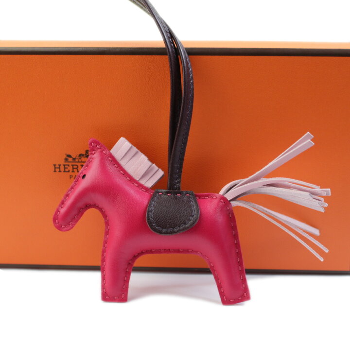楽天市場】新品 未使用品 エルメス HERMES ロデオ チャーム PM ピンク  