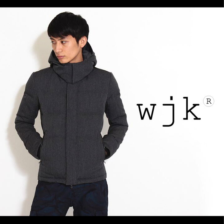 楽天市場】【wjk】separate hood wool ダウンジャケット : CAMBIO
