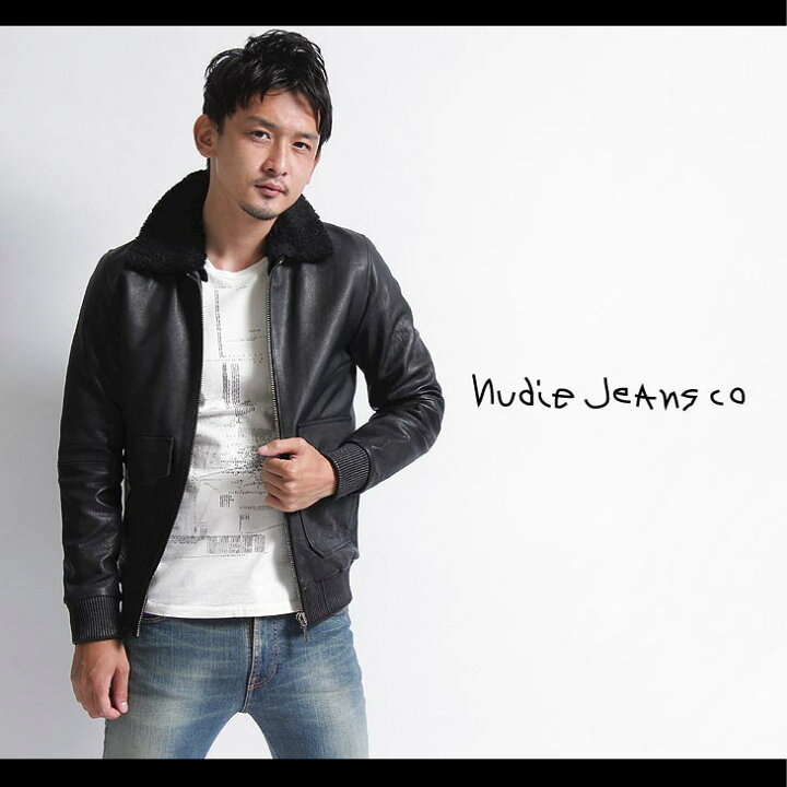 楽天市場】【Nudie Jeans(ヌーディージーンズ)】TJALLE LEATHER PILE  