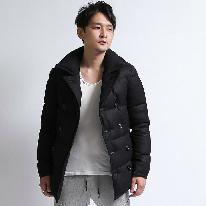 楽天市場】【AKM】wool twill p coat down ピーコートダウン : CAMBIO