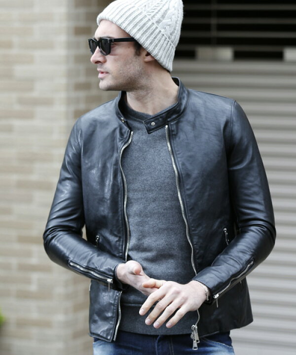 楽天市場】【wjk】2885 hl09h-single riders ライダースジャケット  