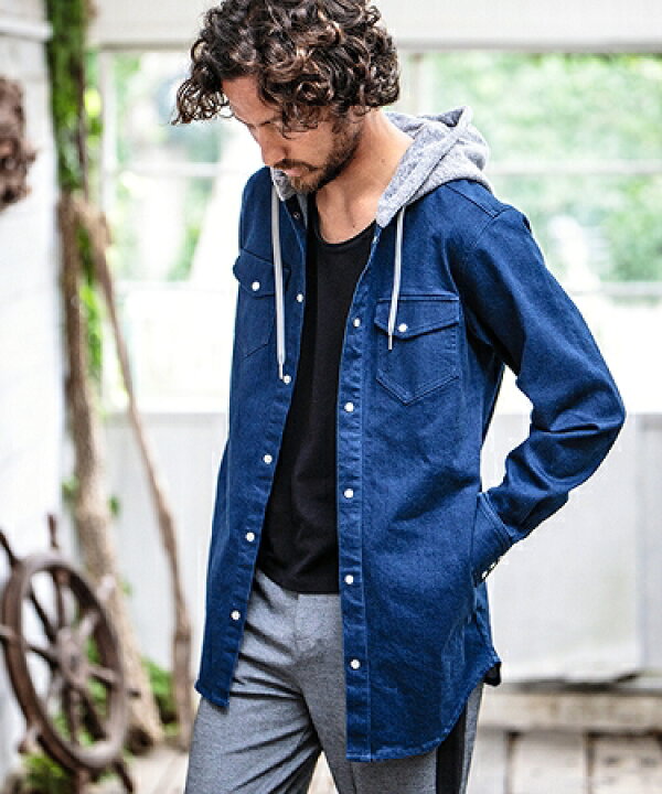 楽天市場】【CAMBIO(カンビオ)】CMB-71W006-Stretch Hooded Denim 