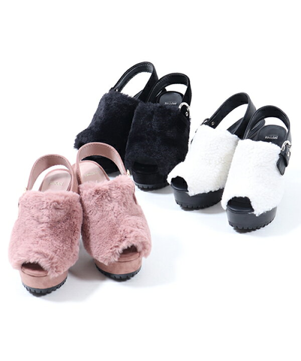 楽天市場 Snidel スナイデル Swgs ストラップファーサンダル Cambio