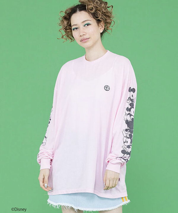 楽天市場 Little Sunny Bite リトルサニーバイト Disney Mickey Mouse Long Tee Tシャツ Lsb Ltop 154j Cambio
