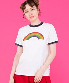 【Little sunny bite(リトルサニーバイト)】rainbow ringer tee Tシャツ(LSB-LTOP-118J)