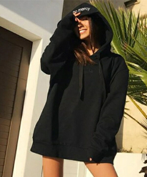 楽天市場】【QALB(カルブ)】EMBROIDERY BIG HOODIE [NO MERCY HOODIE 