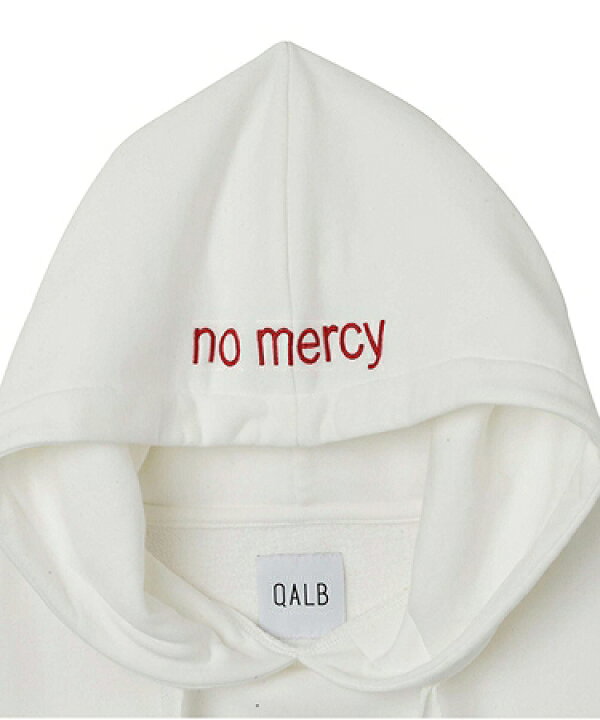 楽天市場】【QALB(カルブ)】EMBROIDERY BIG HOODIE [NO MERCY HOODIE 