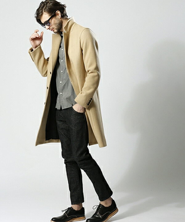 楽天市場】【wjk】fine wool chester チェスターコート(1817 wl77k 