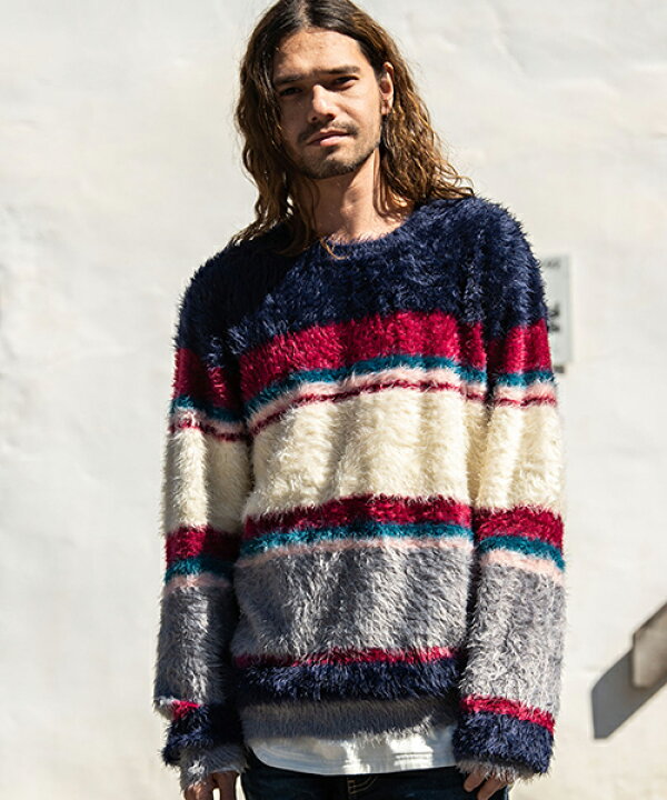 楽天市場】【glamb(グラム)】Kaylee border knit ケイリーボーダー 