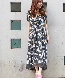 楽天市場 ダズリン 花柄 ワンピの通販