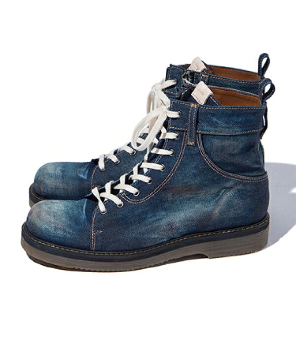 楽天市場】【glamb(グラム)】Slinky denim boots スリンキーデニム 