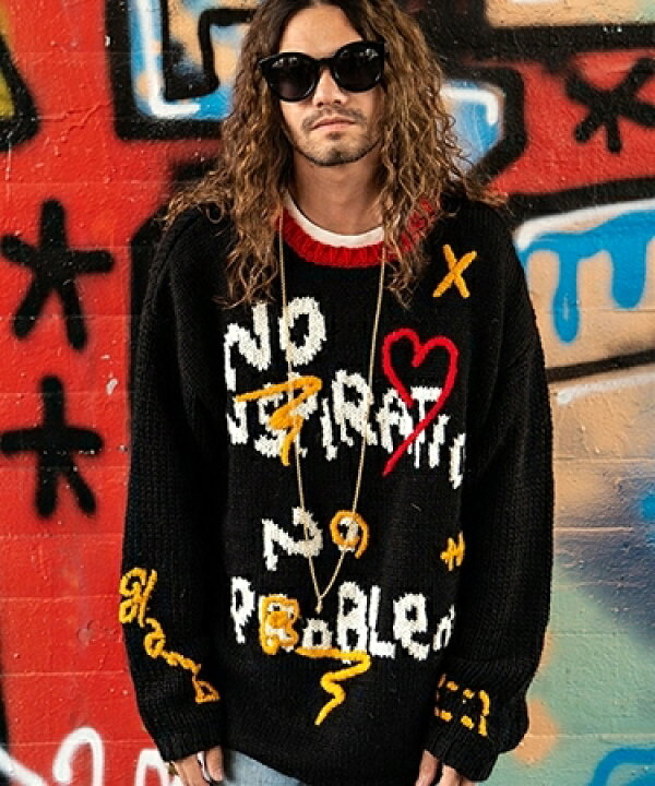 楽天市場】【glamb(グラム)】NO INSPIRATION knit ノーインスピ 