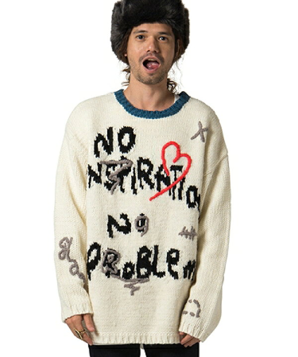 楽天市場】【glamb(グラム)】NO INSPIRATION knit ノーインスピ 