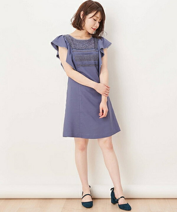 楽天市場 Supreme La La シュープリームララ バタフライスリーブドレス 1 Op023 Cambio