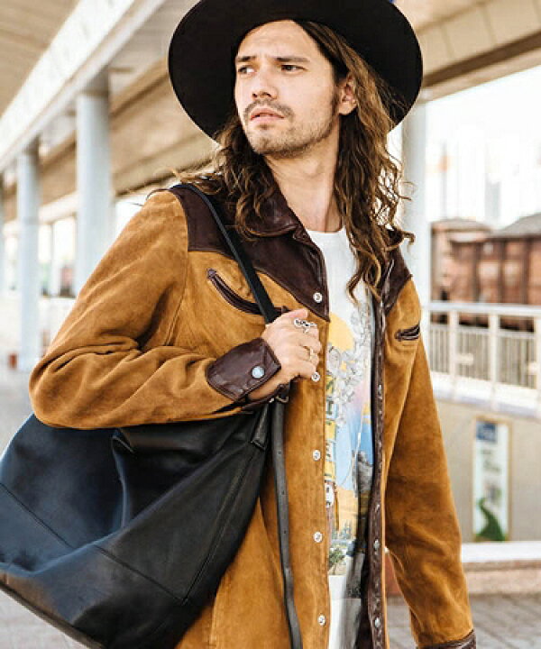 楽天市場】【glamb(グラム)】Western leather JKT-ウエスタンレザー 