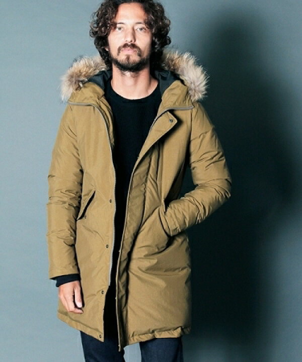 楽天市場】【Magine(マージン)】NYLON STAND HOOD FUR DOWN MODS COAT 